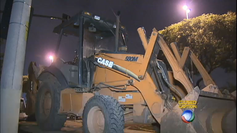 Vídeo: Canteiro de obras que escondia caminhões roubados é descoberto em São Paulo