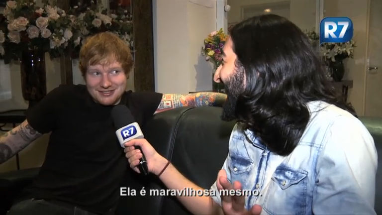 Vídeo: Ed Sheeran conversa com R7 e fala sobre o Brasil, Game of Thrones e Beyoncé