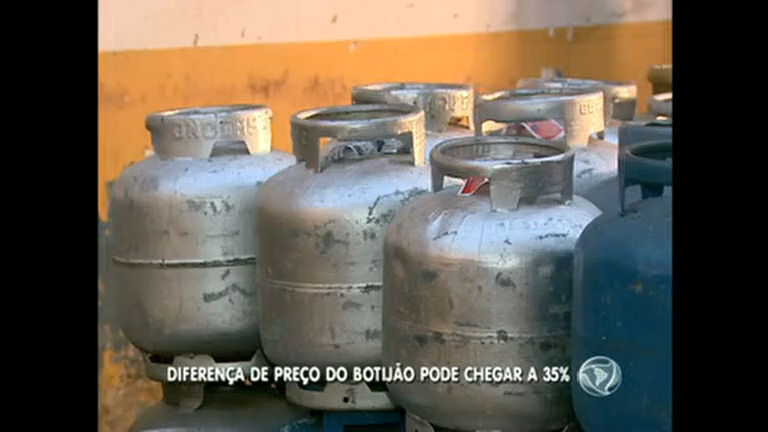 Vídeo: Preço do botijão de gás varia até 35% no DF