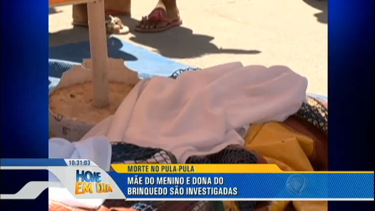 Vídeo: Menino é encontrado morto em pula-pula no litoral de Pernambuco