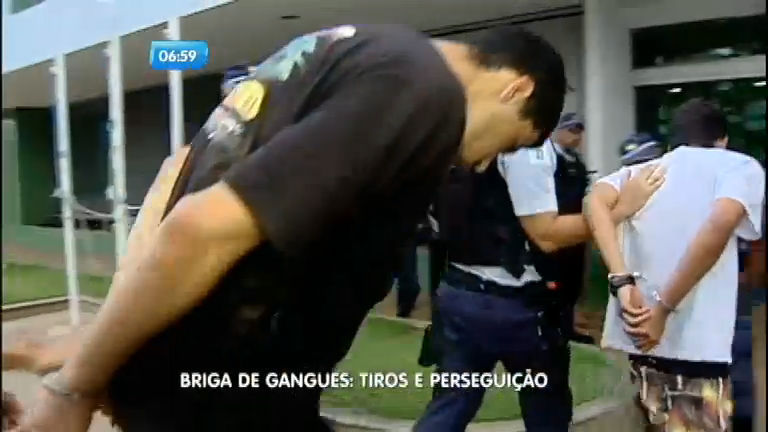 Vídeo: Briga de gangues termina com seis presos em Brasília (DF)