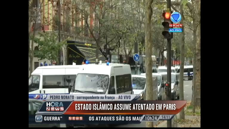Vídeo: Correspondente fala ao vivo da França após os atentados