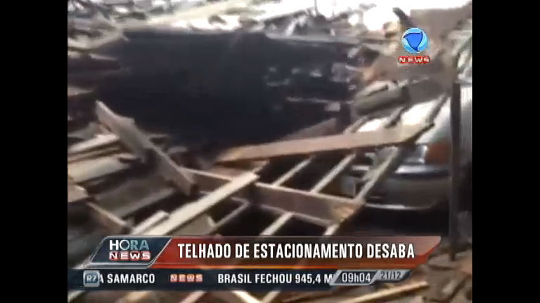 Vídeo: Polícia investiga as causas do desabamento do telhado de um estacionamento em SP