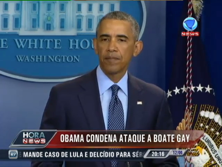 Vídeo: Obama condena ataca em boate gay e se solidariza com comunidade LGBT