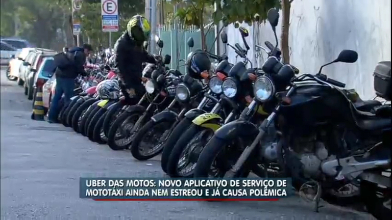 Vídeo: Polêmica: aplicativo promete
estreitar serviço de ‘mototáxi’ em São Paulo