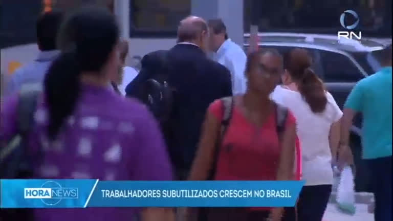 Vídeo: Técnico do IBGE fala
sobre aumento dos trabalhadores subutilizados no Brasil