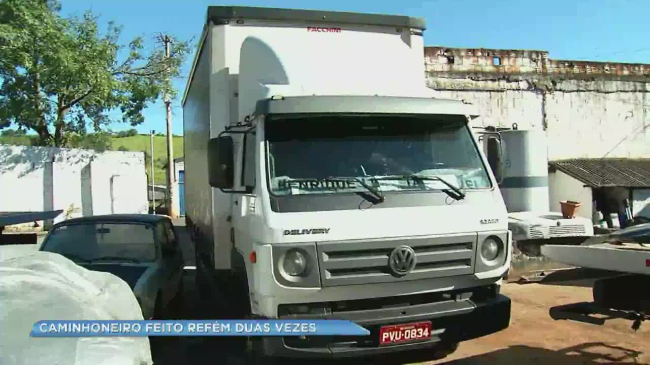 Vídeo: Bandidos
fazem caminhoneiro refém para roubar carga de peças automotivas
