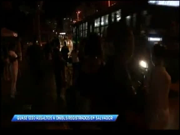 Vídeo: Quase 1 200 assaltos a ônibus registrados em Salvador