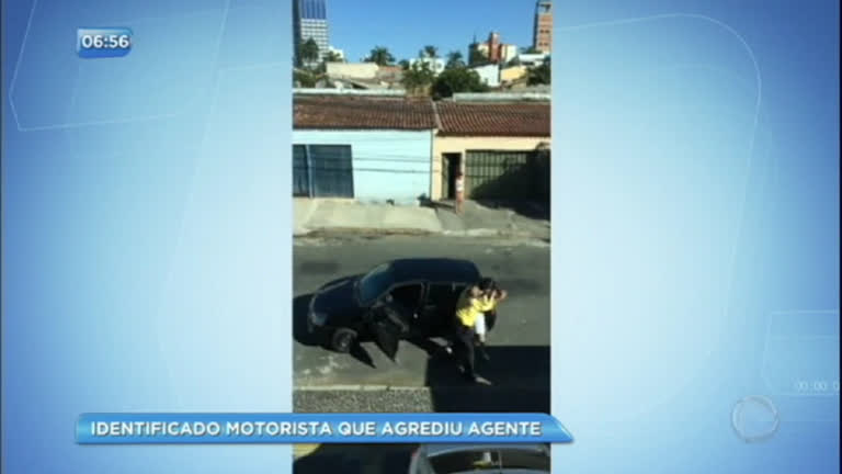 Vídeo: Agente de trânsito é agredido por filho de motorista em Goiânia