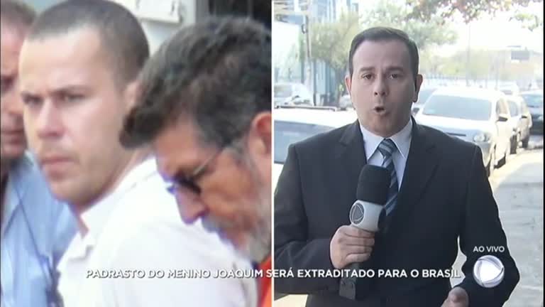 Vídeo: Padrasto do menino Joaquim será extraditado para o Brasil