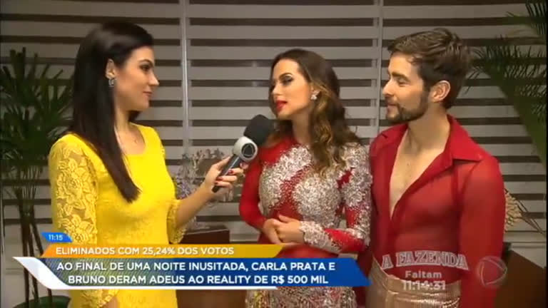 Vídeo: Hoje em Dia mostra os bastidores da despedida de Carla Prata do Dancing Brasil