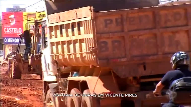 Vídeo: Vicente Pires enfrenta obras de drenagem para evitar alagamentos
