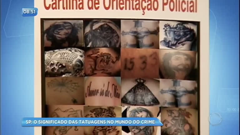 PM desvenda significados de tatuagens no mundo do crime