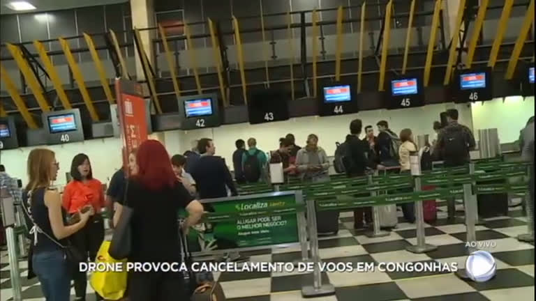 Vídeo: Drone causa transtorno e afeta operações do aeroporto de Congonhas em São Paulo