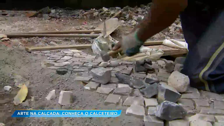 Conheça a profissão de calceteiro - Minas Gerais - R7 MG no Ar