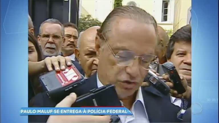 Vídeo: Após decisão do STF, deputado Paulo Maluf se entrega à Policia Federal em SP