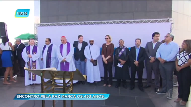Vídeo: Encontro pela paz marca o aniversário de 453 anos do Rio