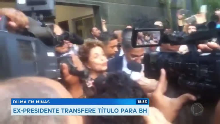 Vídeo: Dilma Rousseff transfere título para BH e pode disputar uma vaga ao Senado