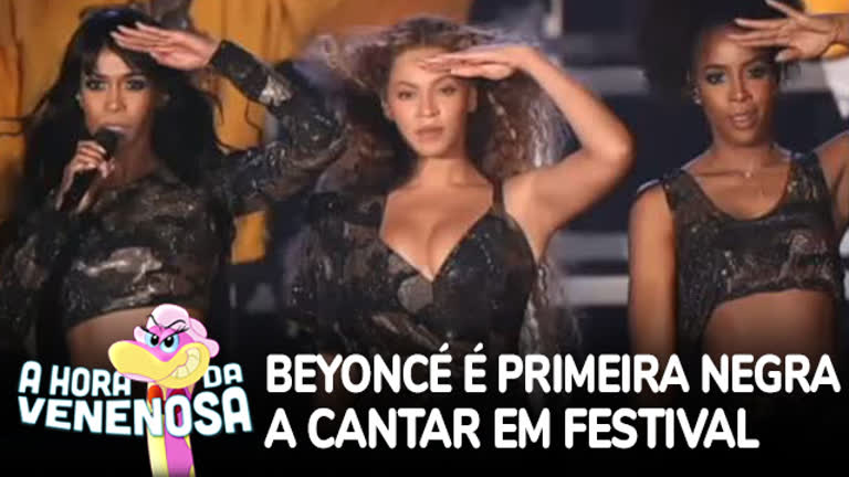 Vídeo: Beyoncé se torna a primeira negra ao se apresentar em festival