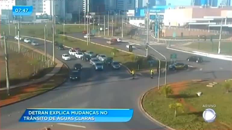 Vídeo: DETRAN explica mudanças no trânsito de Águas Claras
