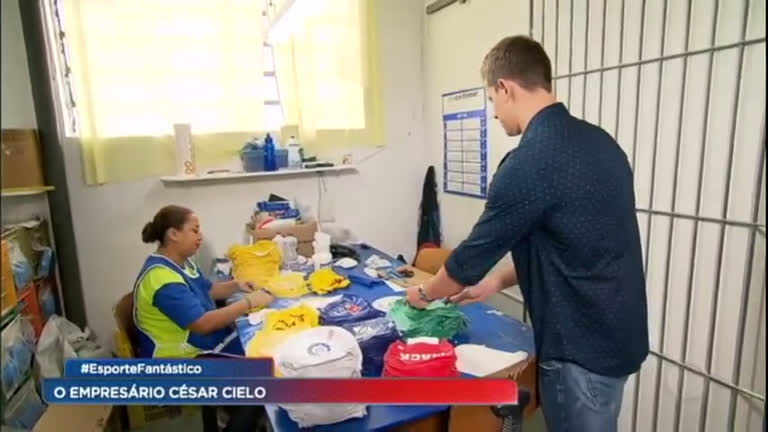 Vídeo: Com produtos de natação, César Cielo se torna empresário