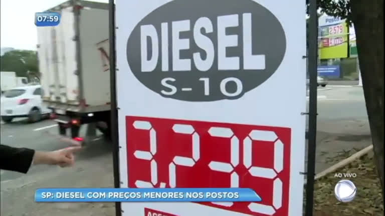 Vídeo: Preço do diesel começa a cair em São Paulo