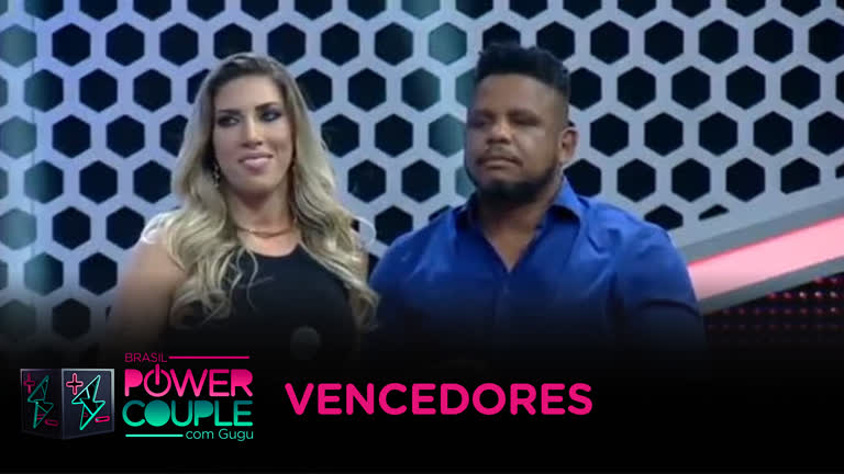 Vídeo: Tati Minerato e Marcelo ganham o Power Couple com 60,89% dos votos
