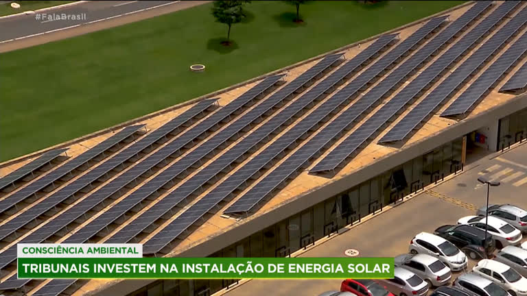 Vídeo: Tribunais de Brasília investem na instalação de energia solar
