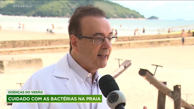 Vídeo: Dr. Bactéria explica os cuidados para evitar doenças na praia