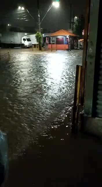 Vídeo: Temporal deixa Ceagesp inundada