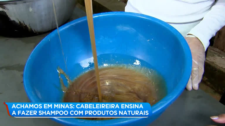 Vídeo: Achamos em Minas: Cabeleireira ensina a fazer shampoo de feijão
