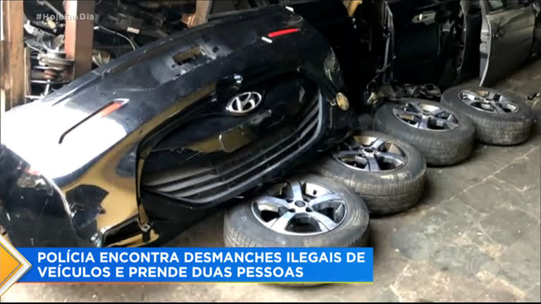 Vídeo: Polícia descobre três desmanches ilegais em São Paulo