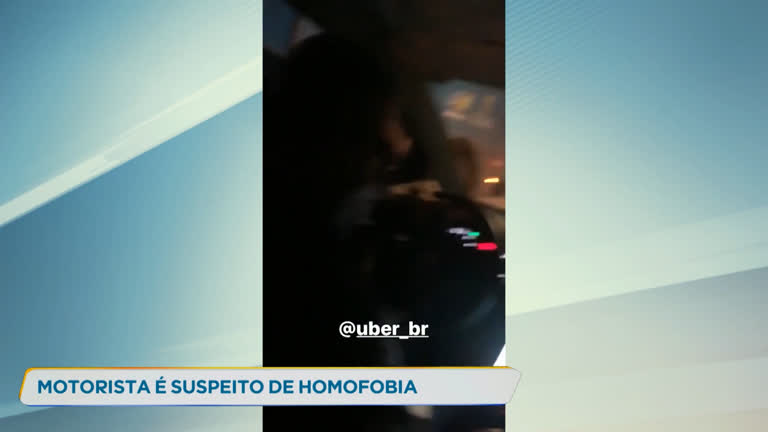 Vídeo: Motorista de aplicativo é suspeito de cometer crime de homofobia