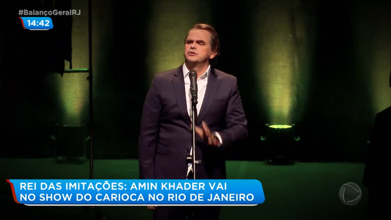 Vídeo: Amin Khader vai à show do humorista Carioca na zona sul do Rio