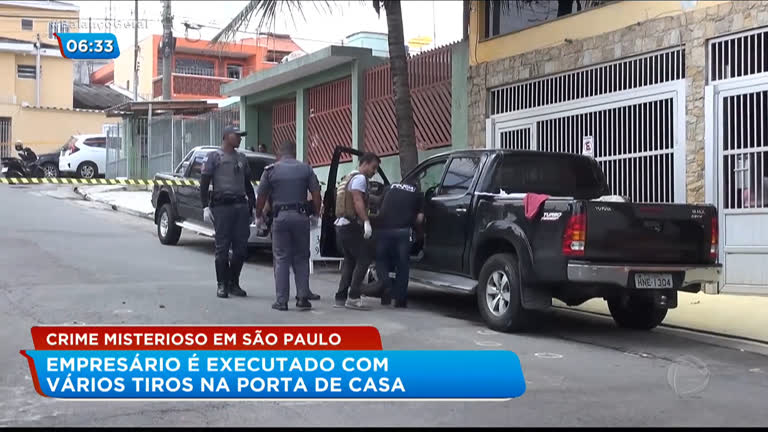 Vídeo: Empresário é assassinado a tiros na Grande São Paulo