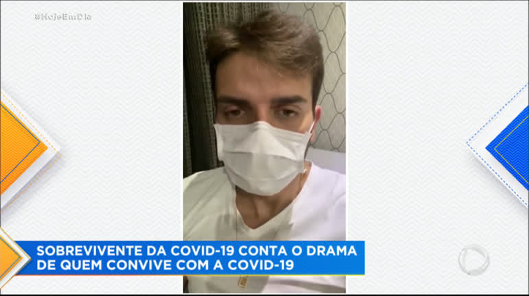Vídeo: Sobrevivente da Covid-19 conta o drama de quem convive com a doença