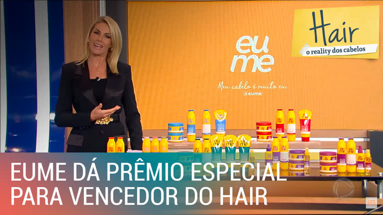 Vídeo: Ana Hickmann revela o prêmio especial da Eume para o vencedor do Hair