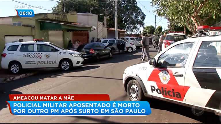 Vídeo: Policial aposentado morre baleado após ameaçar a própria mãe em SP