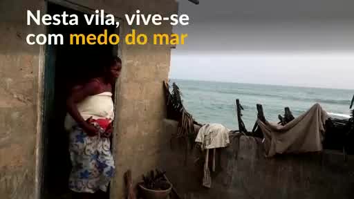Vídeo: Povoado litorâneo é engolido pelas ondas no Togo