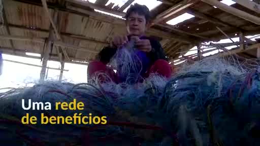 Vídeo: Na Tailândia, reciclagem de redes de pesca ajuda na luta contra covid-19
