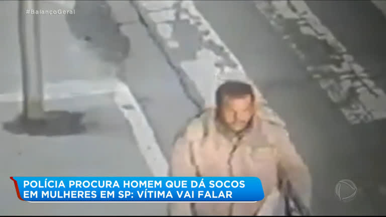 Vídeo: Homem que dá socos em mulheres na rua é procurado em São Paulo