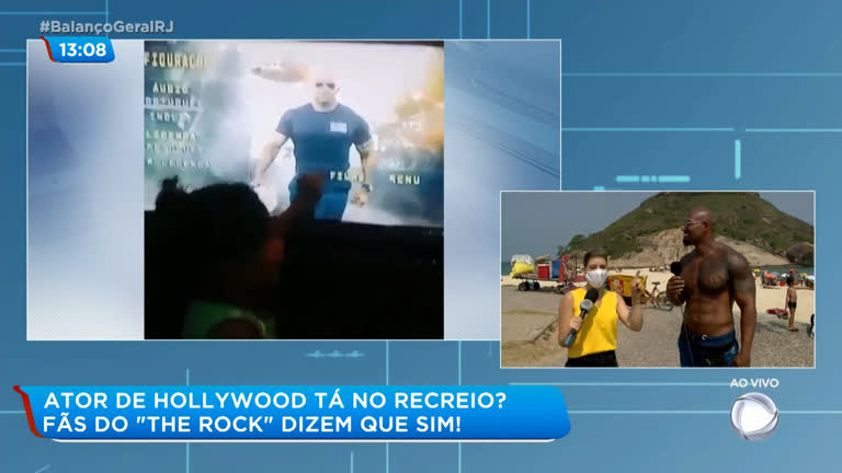The Rock” carioca faz sucesso em praia da zona oeste do Rio - RecordTV - R7  Cidade Alerta RJ
