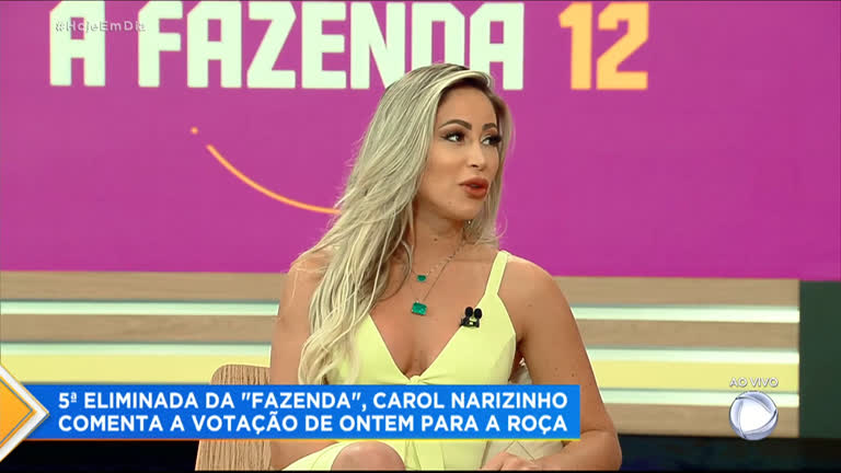 Vídeo: Carol Narizinho comenta votações para a Roça