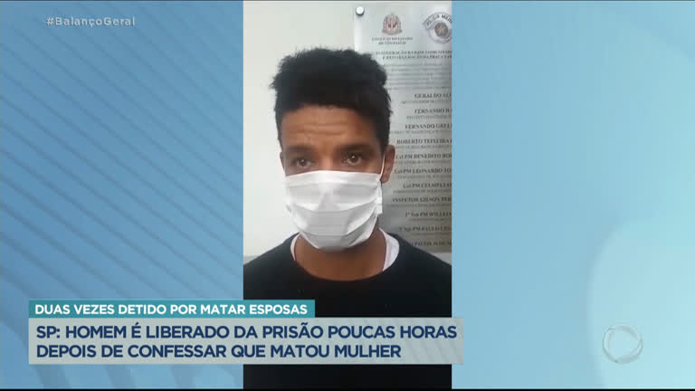 Vídeo: Homem é liberado da prisão depois de confessar assassinato da mulher em SP