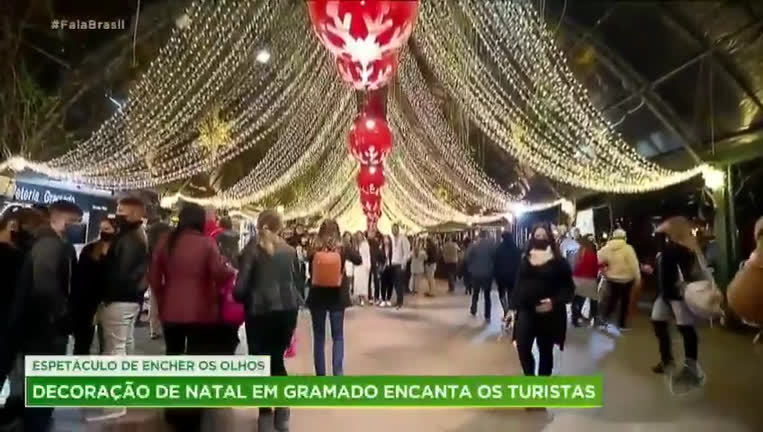 Vídeo: 35º Natal Luz encanta os visitantes em Gramado/RS