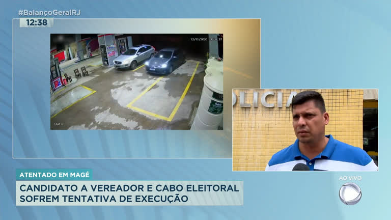 Vídeo: Polícia investiga atentado a candidato a vereador e cabo eleitoral na Baixada Fluminense