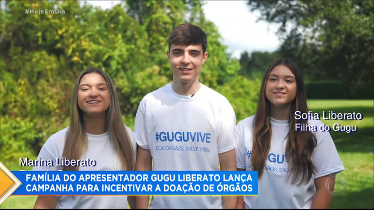 Vídeo: Família de Gugu lança campanha para doação de órgãos
