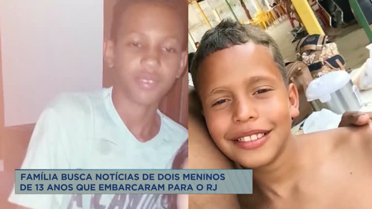 Vídeo: Família busca notícias de jovens desaparecidos em Caratinga (MG)