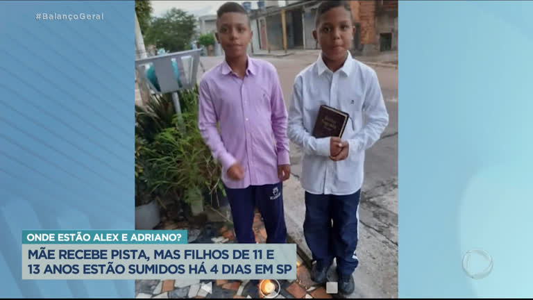 Vídeo: Mãe recebe pista do paradeiro dos filhos desaparecidos em Guarulhos (SP)