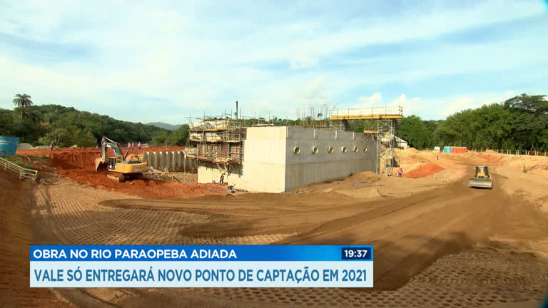 Previsto para dezembro, novo ponto de captação no Rio Paraopeba será  conferido